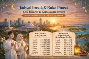 Kementerian Agama Rilis Jadwal Imsak dan Buka Puasa untuk DKI Jakarta dan Kepulauan Seribu, Selasa 24 Februari 2026
