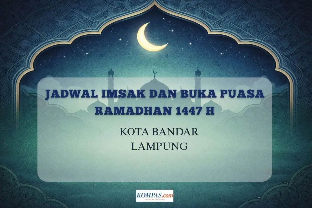 Kementerian Agama Tetapkan Jadwal Imsakiyah Bandar Lampung 24 Februari 2026: Panduan Puasa Ramadhan 1447 H