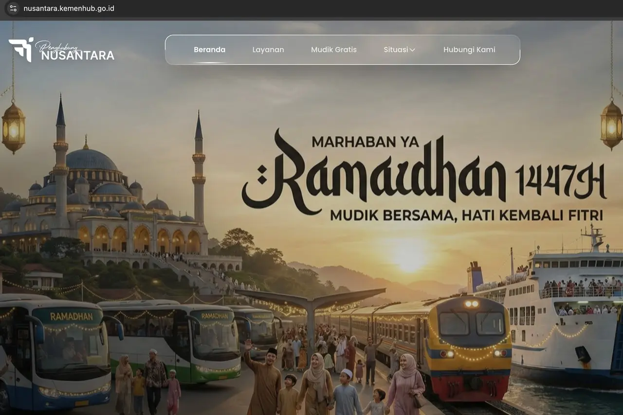 Kementerian Perhubungan Resmi Buka Pendaftaran Mudik Gratis 2026, Sediakan 15.834 Kuota Penumpang dan 240 Motor Kementerian Perhubungan Resmi Buka Pendaftaran Mudik Gratis 2026, Sediakan 15.834 Kuota Penumpang dan 240 Motor