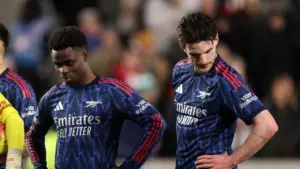 Klasemen Liga Inggris: Arsenal Ditahan Imbang Brentford, Selisih Poin dengan Man City Menipis