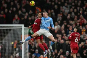 Manchester City Taklukkan Liverpool 3-1 di Anfield, Erling Haaland dan Bernardo Silva Jadi Pahlawan