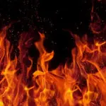 Motor RX-King Terbakar Hebat di Bogor Usai Tabrak Ambulans, Pengendara Kabur Tinggalkan Kendaraan