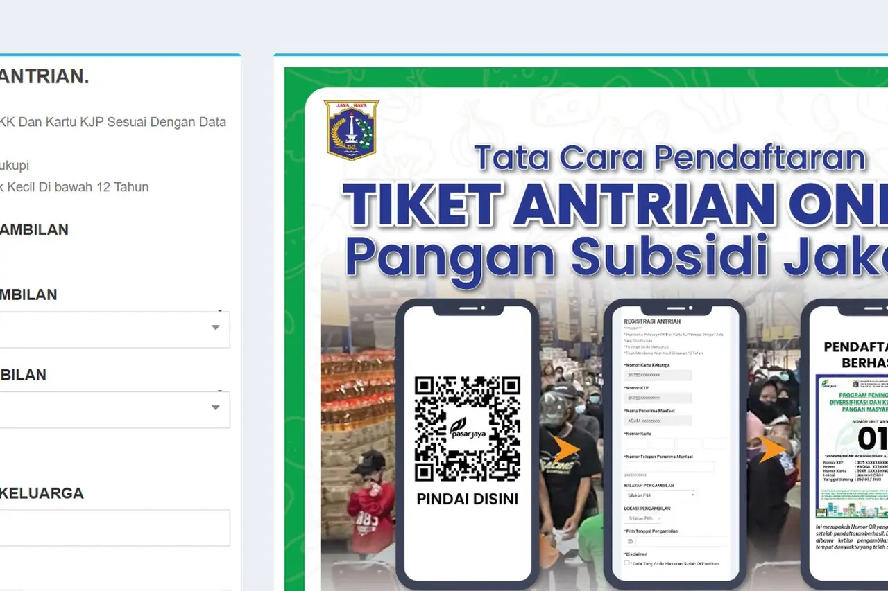 Pemerintah DKI Perbarui Skema Antrean KJP 2026: Simak Link dan Cara Daftar Pangan Bersubsidi Online