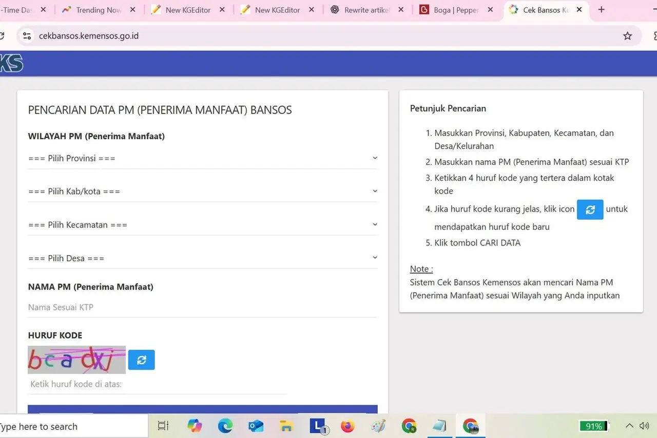 Pemerintah Mulai Cairkan Bansos BPNT dan PKH Tahap 1 2026: Cek Status Penerima Online