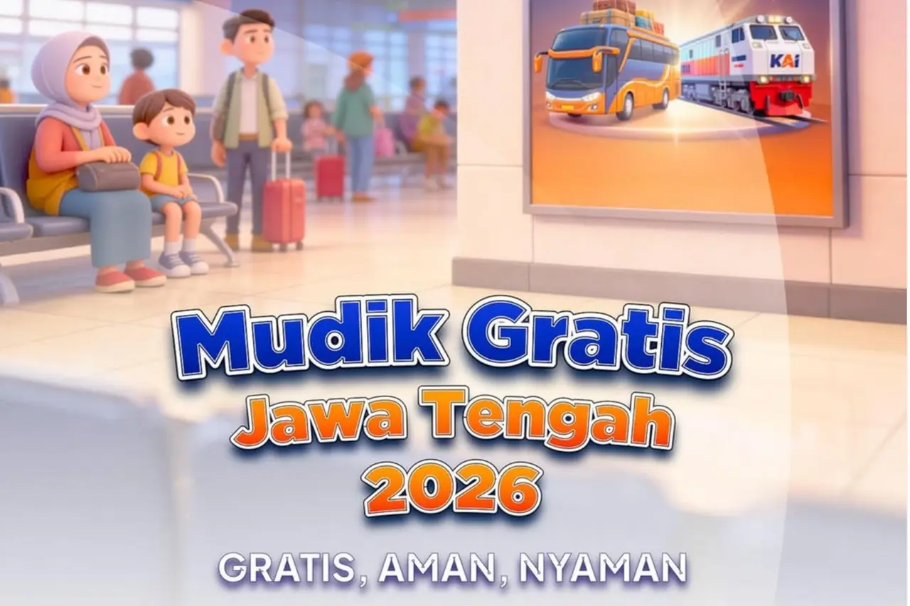 Pemprov Jateng Rilis Link Pendaftaran Mudik Gratis 2026 bagi Warga di Perantauan Jawa Tengah