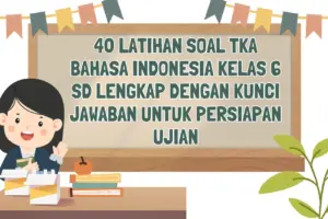 Persiapkan Ujian TKA Bahasa Indonesia Kelas 6 SD: Kuasai Materi dengan 40 Latihan Soal dan Kunci Jawaban Akurat