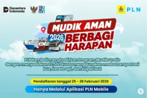 PLN Umumkan Mudik Gratis 2026: Cek Syarat, Jadwal, dan Rute Keberangkatan di Aplikasi Mobile