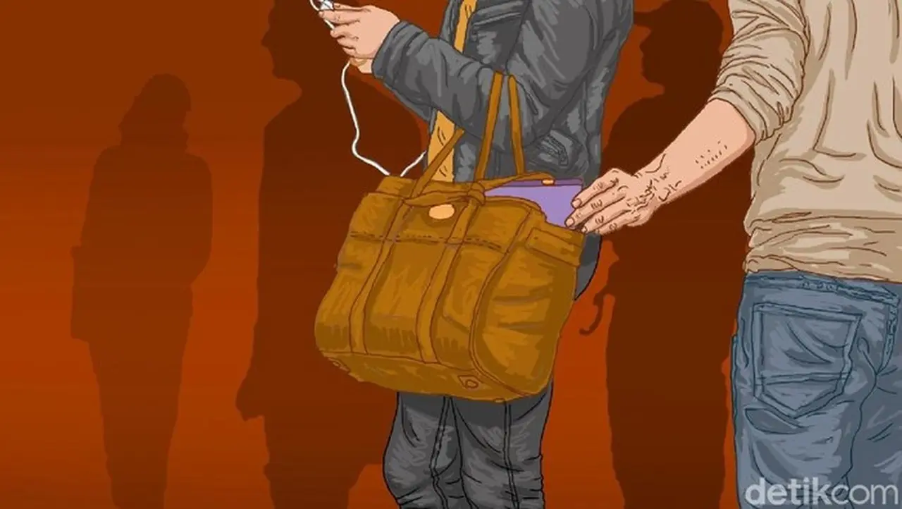 Polisi Buru Pencuri Ponsel yang Beraksi Santai di Tengah Keramaian Blok M Jakarta Selatan