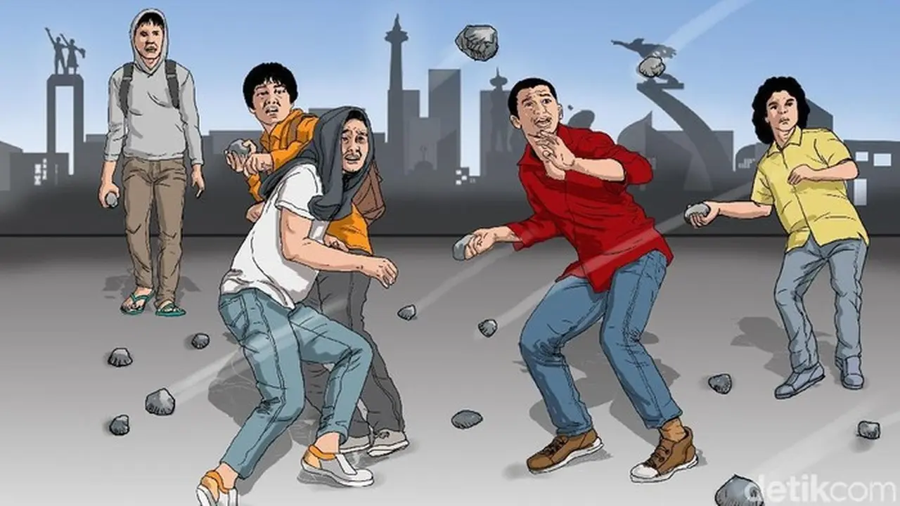 Polisi Cegah Bentrokan Remaja di Serang, 7 Orang Diamankan Beserta Senjata Tajam Setelah Tantangan WhatsApp