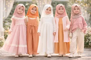 Prediksi Tren Busana Lebaran Anak Perempuan 2026: Gamis Dua Layer dan Jumpsuit Modis Dominasi Pilihan