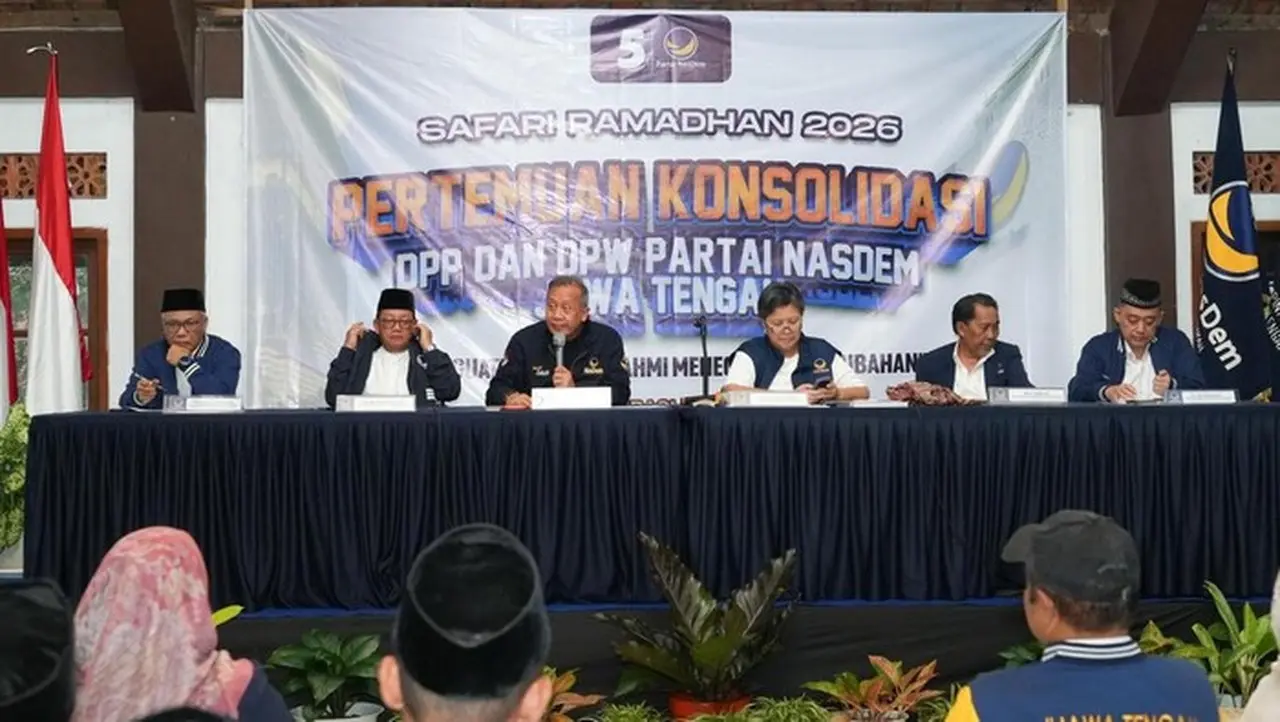 Safari Ramadan Hari Ketiga Partai Nasdem: Saan Mustopa Tutup Agenda dengan Doa Bersama di Pesantren Semarang