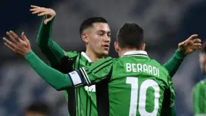 Sassuolo Hantam Hellas Verona 3-0: Berardi Cetak Brace, Jay Idzes Amankan Poin Penuh di Serie A