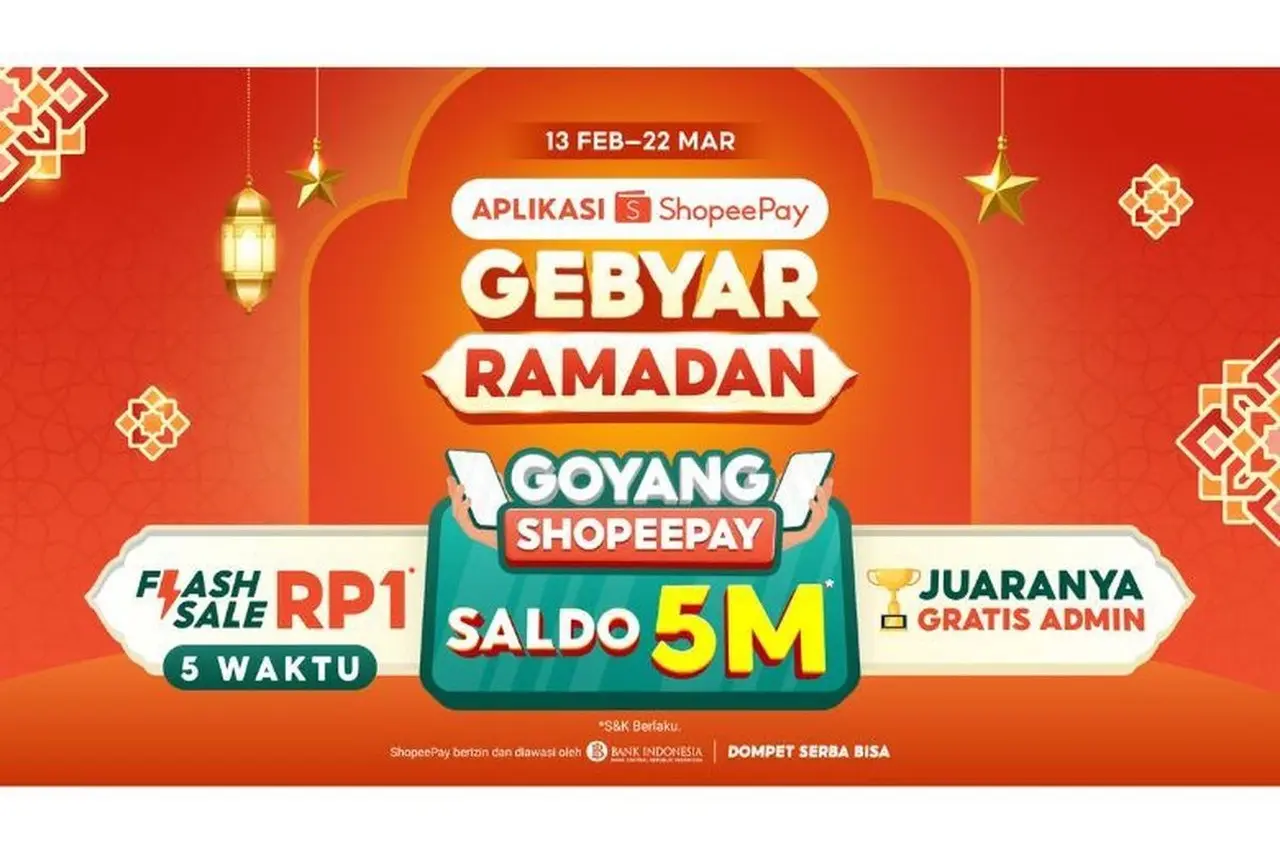 ShopeePay Luncurkan Gebyar Ramadan 2026, Hadirkan Hadiah Umrah Hingga Gratis Biaya Admin Transfer