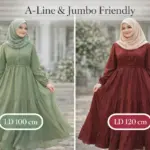 Tips Memilih Gamis A-Line hingga Abaya Agar Tubuh Berisi Tampak Proporsional dan Tetap Syari