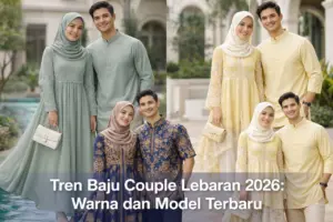 Tren Baju Couple Lebaran 2026: Dominasi Warna Earth Tone dan Siluet Longgar yang Syar’i