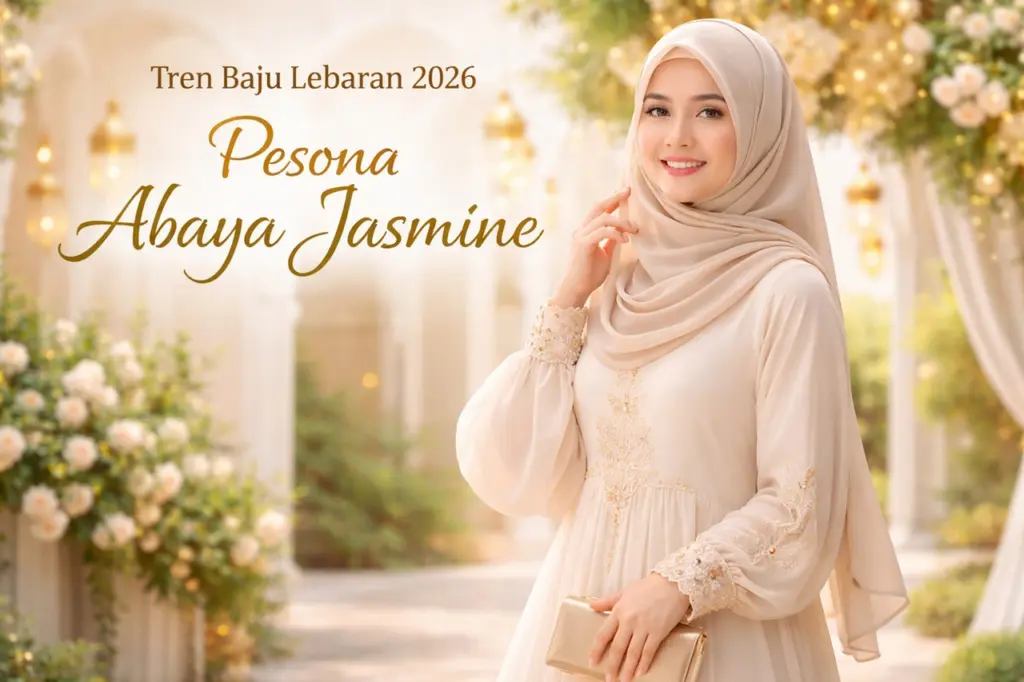 Tren Busana Lebaran 2026: Abaya Jasmine Diprediksi Dominasi Gaya Syar’i dengan Sentuhan Elegan
