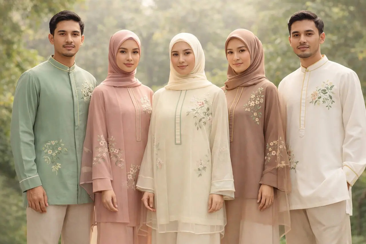 Tren Busana Lebaran 2026: Baju Kurung Melayu dan Rompi Lepas Jadi Incaran Utama Perempuan Indonesia Tren Busana Lebaran 2026: Baju Kurung Melayu dan Rompi Lepas Jadi Incaran Utama Perempuan Indonesia