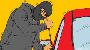 Unit Reskrim Polsek Tambora Amankan Jatiman, Pencuri Mobil Pria Mabuk yang Terkapar di Jalanan