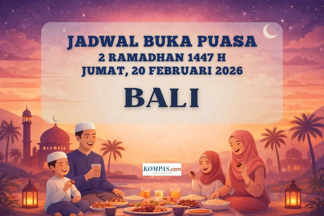 Update Jadwal Buka Puasa Bali Hari Ini 20 Februari 2026 Lengkap dengan Rekomendasi Lokasi Ngabuburit Update Jadwal Buka Puasa Bali Hari Ini 20 Februari 2026 Lengkap dengan Rekomendasi Lokasi Ngabuburit