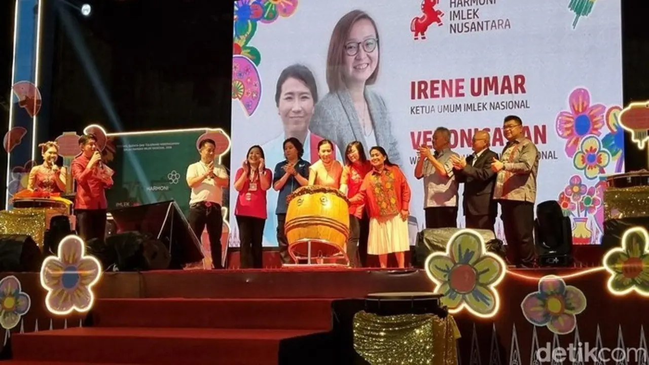 Wamen Irene Umar dan Veronica Tan Resmikan Festival Imlek Nasional, Soroti Semangat Bhinneka Tunggal Ika
