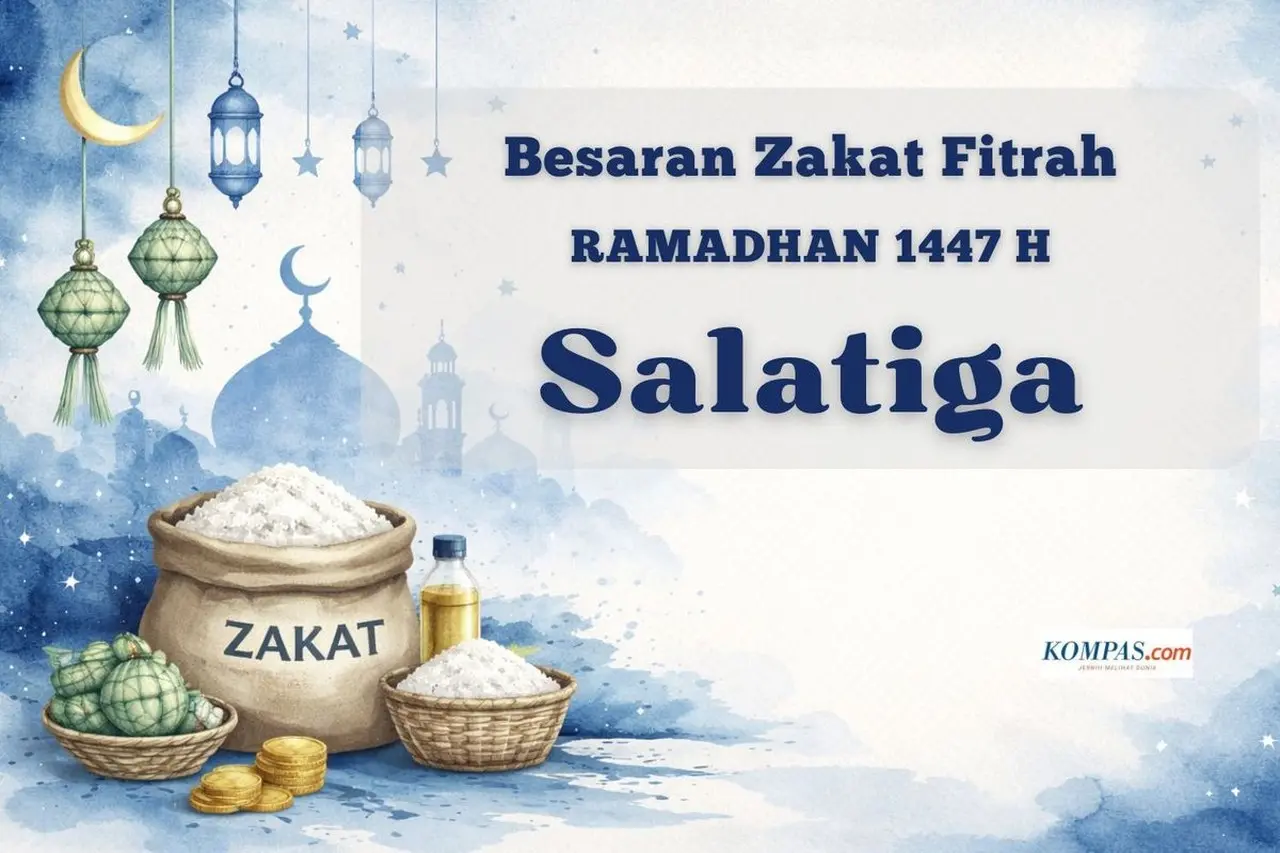 Zakat Fitrah 2026 di Salatiga: BAZNAS Tetapkan Besaran Rp 37.500 per Jiwa atau 2,5 Kg Beras Zakat Fitrah 2026 di Salatiga: BAZNAS Tetapkan Besaran Rp 37.500 per Jiwa atau 2,5 Kg Beras