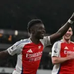 Arsenal Unggul Sementara: Bukayo Saka Cetak Gol Pembuka ke Gawang Brighton di Liga Inggris