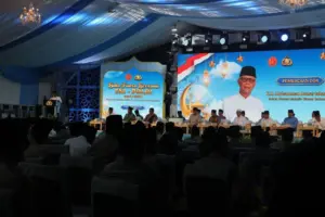 Buka Puasa Bersama Keluarga Besar TNI-Polri: Menhan Sjafrie dan Kapolri Listyo Sigit Prabowo Hadir di Lapangan Bhayangkara