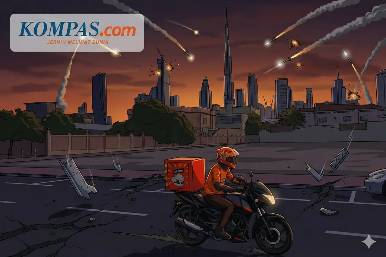 Driver Ojol di UEA Tetap Beroperasi di Tengah Ancaman Rudal, Aplikasi Klaim Prioritaskan Keselamatan