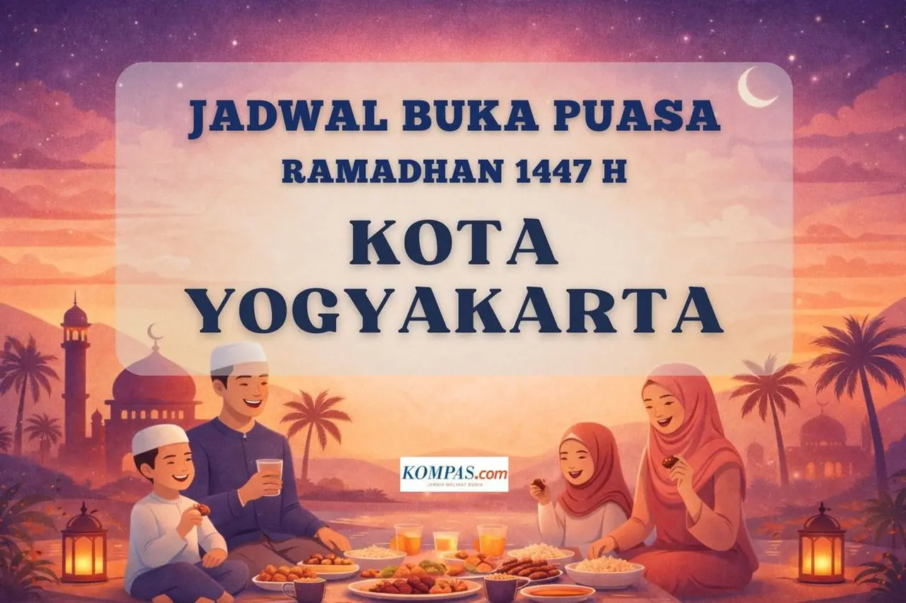 Jadwal Buka Puasa Yogyakarta Hari Ini 3 Maret 2026: Maghrib Pukul 18:01 WIB Sesuai Kemenag
