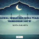 Kemenag Jelaskan Jadwal Imsak dan Buka Puasa Jakarta 4 Maret 2026: Lengkap dengan Niat dan Doa Berbuka.