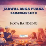 Kemenag Rilis Jadwal Buka Puasa Kota Bandung 3 Maret 2026: Magrib Pukul 18.14 WIB