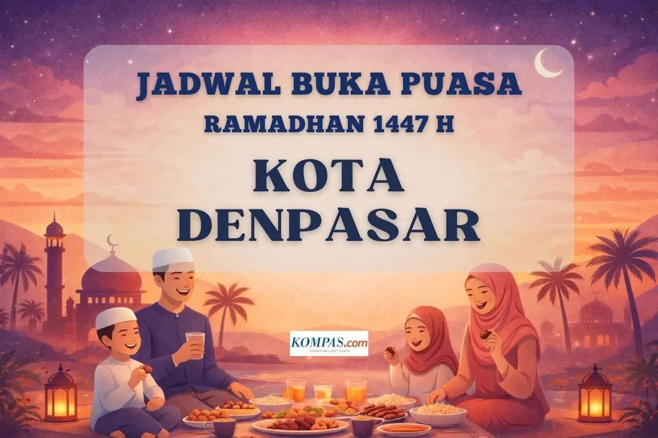 Kementerian Agama Tetapkan Waktu Berbuka Puasa untuk Denpasar pada 2 Maret 2026: Pukul 18:42 WITA