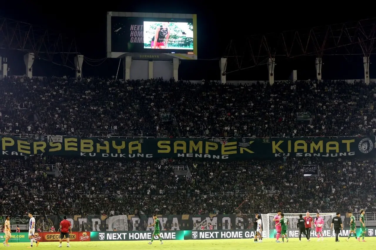 Persebaya Resmi Tutup Tribune Utara GBT Hingga Akhir Musim 2025/2026 Imbas Insiden Petasan dan Ujaran Kebencian