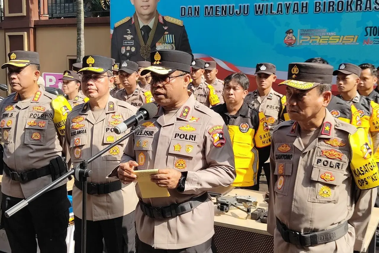 Polri Gelar Apel Pasukan Operasi Ketupat 2026 di Monas, Libatkan 161 Ribu Personel Gabungan