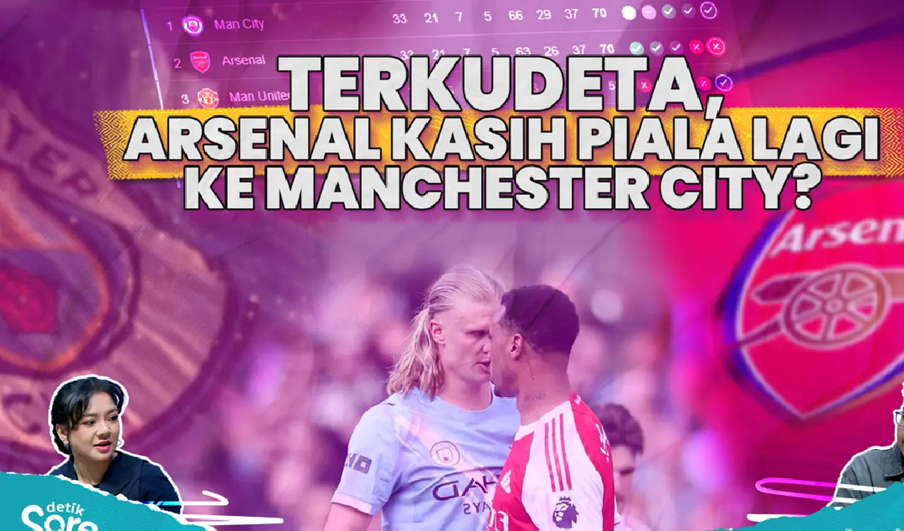 Premier League: Manchester City Gusur Arsenal, Persaingan Juara Masih Terbuka Premier League: Manchester City Gusur Arsenal, Persaingan Juara Masih Terbuka