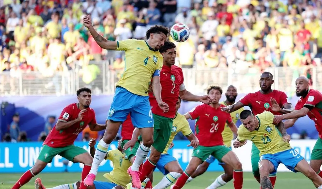Brasil Vs Maroko 1-1 di Babak Pertama Piala Dunia 2026