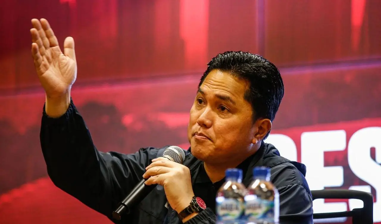 Erick Thohir Ingatkan Timnas Indonesia Bidik 100 Besar FIFA